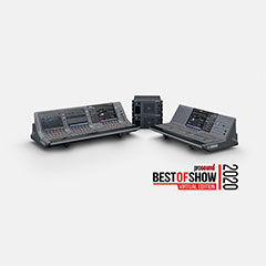 RIVAGE PM5和PM3数字混音系统，实力斩获IBC 2020 Best of Show大奖